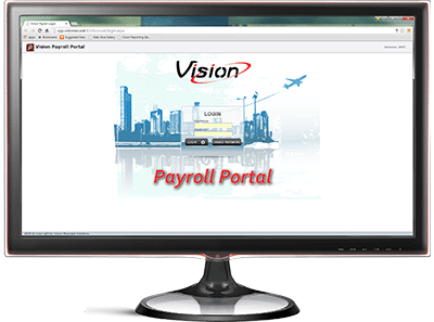 payroll portal vision employee keeping self service